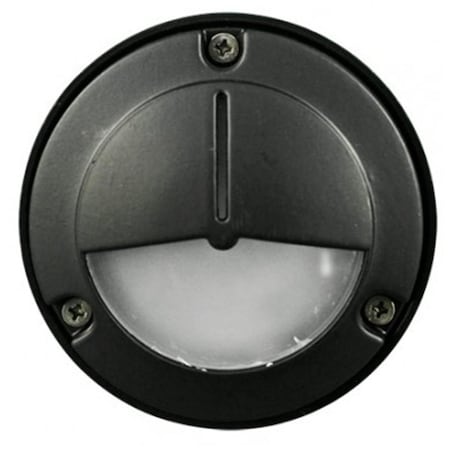 Dabmar Lighting 2.5W & 12V JC-LED 15 LEDs Round Hooded Step Light - Black LV-LED707-B